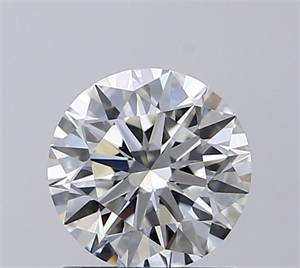 Picture of Natural Diamond 0.91 Carats, Round with Excellent Cut, I Color, VVS1 Clarity and Certified by GIA