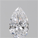 Diamante Natural 0.56 quilates, De pera , Color D, claridad VVS1 y certificado GIA