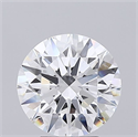 Lab Grown Diamond 3.03 Carats, Round with Ideal Cut, D Color, VVS1 Clarity and Certified by IGI