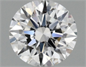 Del inventario de diamantes de laboratorio, 0.97 quilates, Redondo , Color D, claridad VVS2 y certificado IGI