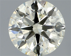 Picture of Natural Diamond 0.90 Carats, Round with Excellent Cut, M Color, SI2 Clarity and Certified by GIA