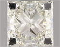 Natural Diamond 1.00 Carats, Princess with  Cut, J Color, SI1 Clarity and Certified by IGI