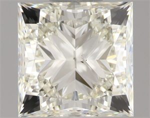 Picture of Natural Diamond 1.00 Carats, Princess with  Cut, J Color, SI1 Clarity and Certified by IGI
