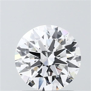 Picture of Lab Grown Diamond 1.50 Carats, Round with Excellent Cut, D Color, VVS2 Clarity and Certified by IGI