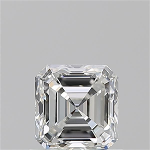 Picture of Natural Diamond 0.90 Carats, Asscher with  Cut, G Color, VVS1 Clarity and Certified by GIA