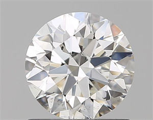 Picture of Natural Diamond 1.01 Carats, Round with Excellent Cut, I Color, SI1 Clarity and Certified by GIA