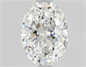 Natural Diamond 0.70 Carats, Oval with  Cut, E Color, VS1 Clarity and Certified by GIA