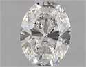 Natural Diamond 0.71 Carats, Oval with  Cut, H Color, VS1 Clarity and Certified by GIA