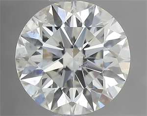 Picture of Natural Diamond 1.12 Carats, Round with Excellent Cut, J Color, SI2 Clarity and Certified by GIA