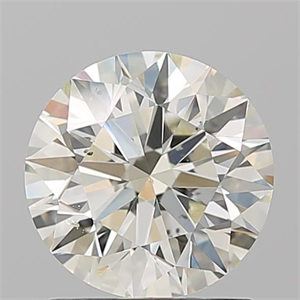 Picture of Natural Diamond 1.50 Carats, Round with Excellent Cut, M Color, SI1 Clarity and Certified by GIA