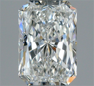 Foto Diamante Natural 0.33 quilates, Radiante , Color G, claridad VVS2 y certificado GIA de