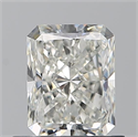 Natural Diamond 0.81 Carats, Radiant with  Cut, I Color, VVS1 Clarity and Certified by GIA