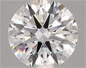 Lab Grown Diamond 2.84 Carats, Round with Ideal Cut, D Color, VVS2 Clarity and Certified by IGI