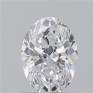 Picture of Natural Diamond 1.03 Carats, Oval with  Cut, D Color, VVS1 Clarity and Certified by GIA