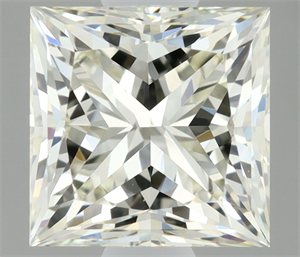 Picture of Natural Diamond 1.01 Carats, Princess with  Cut, K Color, VVS2 Clarity and Certified by IGI
