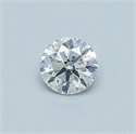 Natural Diamond 0.40 Carats, Round with Very Good Cut, G Color, SI1 Clarity and Certified by GIA