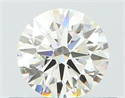 Natural Diamond 0.43 Carats, Round with Excellent Cut, H Color, VVS2 Clarity and Certified by GIA