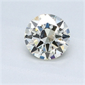 Natural Diamond 0.70 Carats, Round with Very Good Cut, M Color, VVS1 Clarity and Certified by GIA