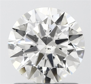 Picture of Natural Diamond 1.01 Carats, Round with Excellent Cut, D Color, SI1 Clarity and Certified by GIA