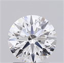 Del inventario de diamantes de laboratorio, 1.64 quilates, Redondo , Color D, claridad VVS1 y certificado IGI