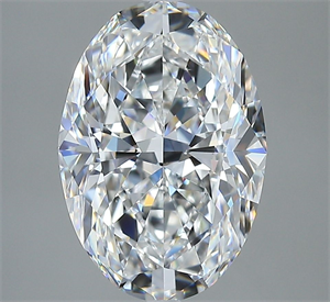 Picture of Natural Diamond 4.03 Carats, Oval with  Cut, E Color, VS1 Clarity and Certified by GIA