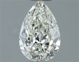 Picture of Natural Diamond 0.50 Carats, Pear with  Cut, I Color, VS2 Clarity and Certified by IGI