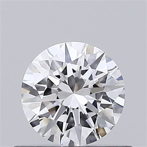 Picture of Natural Diamond 0.40 Carats, Round with Excellent Cut, D Color, VVS2 Clarity and Certified by GIA