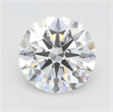 Lab Grown Diamond 3.38 Carats, Round with Ideal Cut, F Color, VVS1 Clarity and Certified by IGI