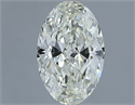 Natural Diamond 0.84 Carats, Oval with  Cut, J Color, VS1 Clarity and Certified by IGI