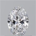 Diamante Natural 0.51 quilates, Ovalado , Color D, claridad IF y certificado GIA