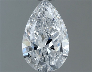 Picture of Natural Diamond 0.50 Carats, Pear with  Cut, D Color, SI1 Clarity and Certified by GIA