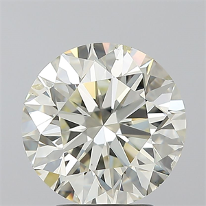 Foto Diamante Natural 3.01 quilates, Redondo , Color M, claridad SI2 y certificado GIA de