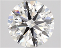Diamante Natural 1.58 quilates, Redondo , Color F, claridad VVS1 y certificado GIA