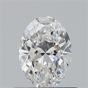Picture of Natural Diamond 0.56 Carats, Oval with  Cut, D Color, VVS1 Clarity and Certified by GIA