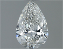 Natural Diamond 0.50 Carats, Pear with  Cut, H Color, I1 Clarity and Certified by GIA