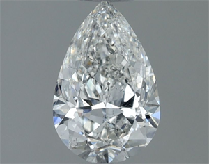 Picture of Natural Diamond 0.50 Carats, Pear with  Cut, H Color, I1 Clarity and Certified by GIA