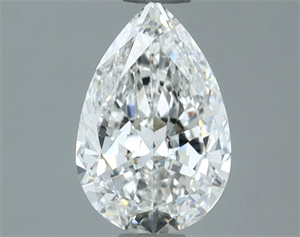 Picture of Natural Diamond 1.00 Carats, Pear with  Cut, G Color, VS2 Clarity and Certified by GIA
