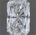 Natural Diamond 0.70 Carats, Radiant with  Cut, E Color, VS2 Clarity and Certified by GIA