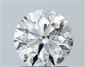 Natural Diamond 1.00 Carats, Round with Excellent Cut, G Color, VS2 Clarity and Certified by IGI