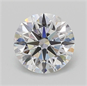 Lab Grown Diamond 1.02 Carats, Round with Ideal Cut, D Color, VVS2 Clarity and Certified by IGI