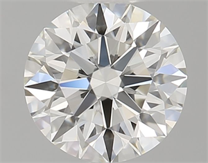 Foto Diamante Natural 0.71 quilates, Redondo , Color J, claridad VVS1 y certificado GIA de