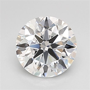 Picture of Lab Grown Diamond 1.02 Carats, Round with Ideal Cut, D Color, VVS2 Clarity and Certified by IGI
