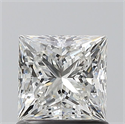 Natural Diamond 1.01 Carats, Princess with  Cut, G Color, VS2 Clarity and Certified by GIA