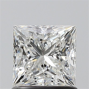 Picture of Natural Diamond 1.01 Carats, Princess with  Cut, G Color, VS2 Clarity and Certified by GIA