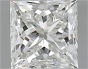 Natural Diamond 1.01 Carats, Princess with  Cut, J Color, VVS1 Clarity and Certified by GIA