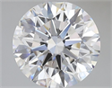 Del inventario de diamantes de laboratorio, 3.05 quilates, Redondo , Color D, claridad VVS2 y certificado IGI