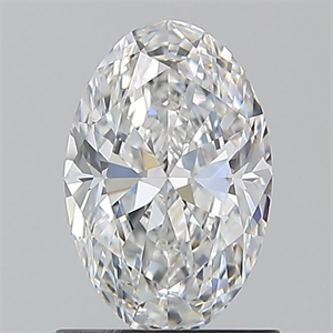 Picture of Natural Diamond 1.01 Carats, Oval with  Cut, D Color, VS1 Clarity and Certified by GIA