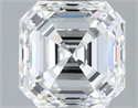 Diamante Natural 1.00 quilates, Asscher , Color H, claridad VVS2 y certificado IGI