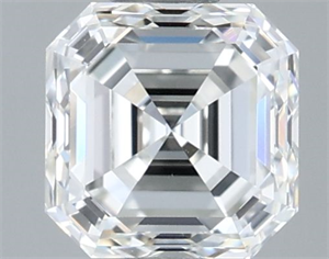 Foto Diamante Natural 1.00 quilates, Asscher , Color H, claridad VVS2 y certificado IGI de