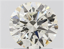 Natural Diamond 1.50 Carats, Round with Very Good Cut, J Color, SI1 Clarity and Certified by IGI